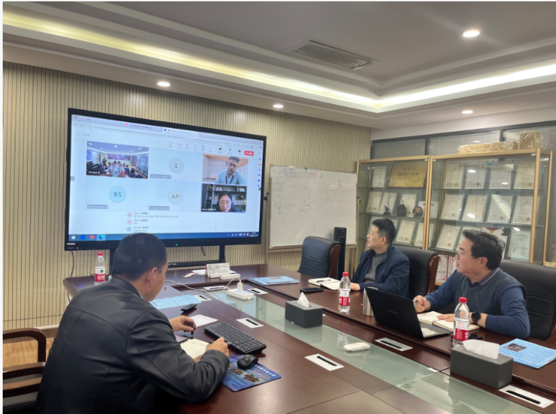 賦能冶金合作！我公司與印度公司舉辦中低碳錳鐵精煉爐設(shè)備線上技術(shù)交流會