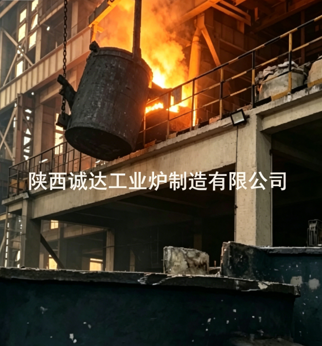 喜訊！陜西誠(chéng)達(dá)為新疆企業(yè)定制的中低碳錳鐵精煉爐順利開(kāi)爐熱兌