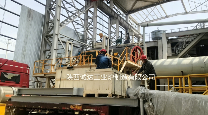 精工交付，高效推進(jìn)！誠(chéng)達(dá)工業(yè)爐韓城高爐熱熔渣保溫爐項(xiàng)目順利抵達(dá)現(xiàn)場(chǎng)